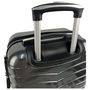 Voir la diapositive 4 : AIRPORT Valise cabine rigide noire Wavy Pop 55x35x20cm