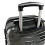 Voir la diapositive 10 : AIRPORT Valise cabine rigide noire Wavy Pop 55x35x20cm
