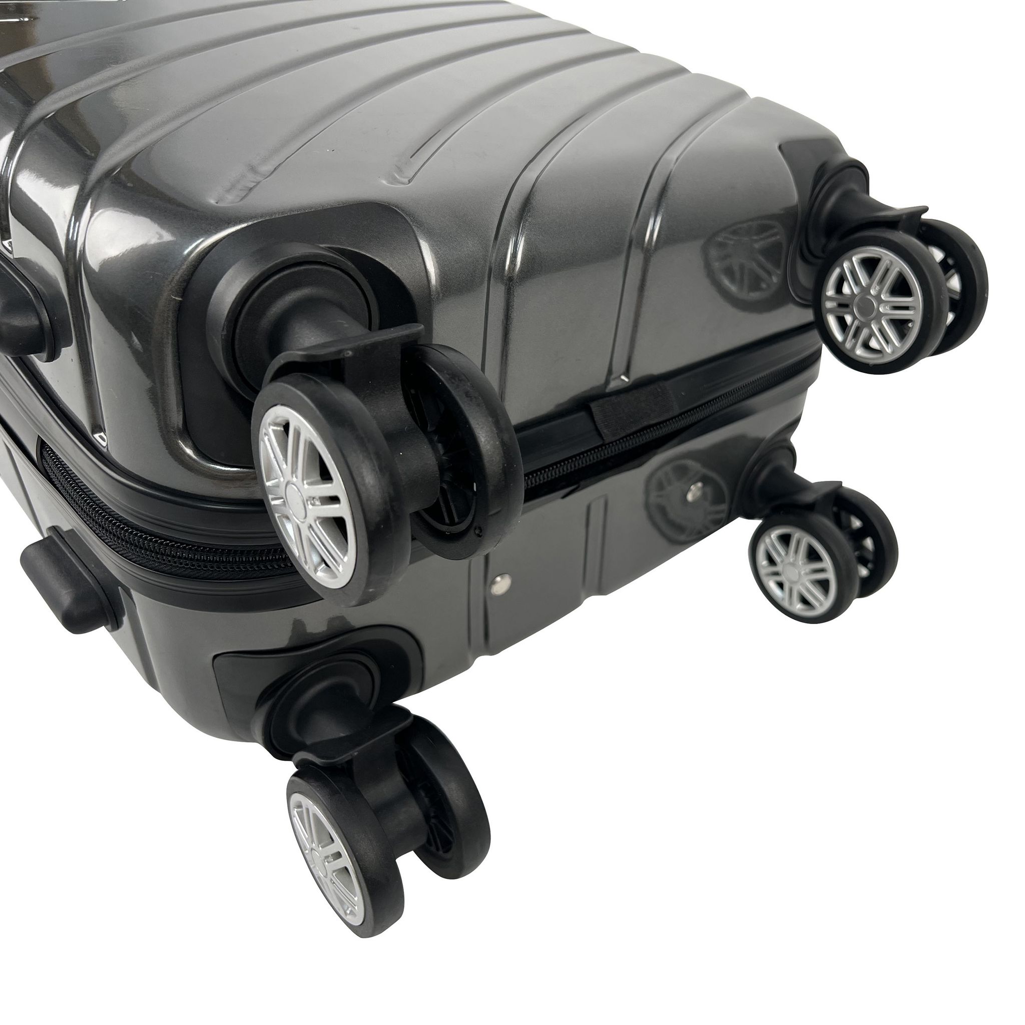 Voir la diapositive 11 : AIRPORT Valise cabine rigide noire Wavy Pop 55x35x20cm