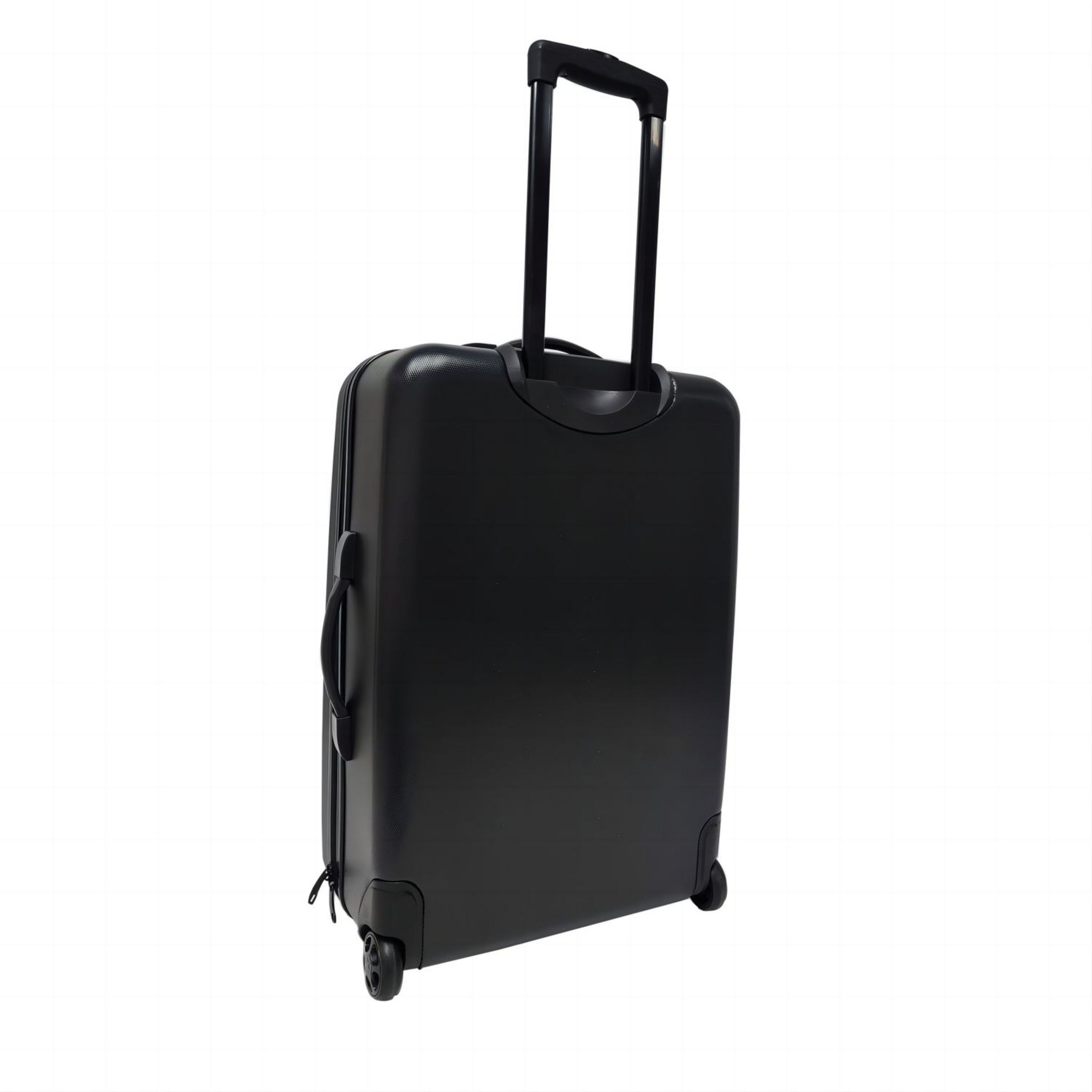 Voir la diapositive 4 : AUCHAN ESSENTIEL Grande Valise rigide noire 69x48x26cm