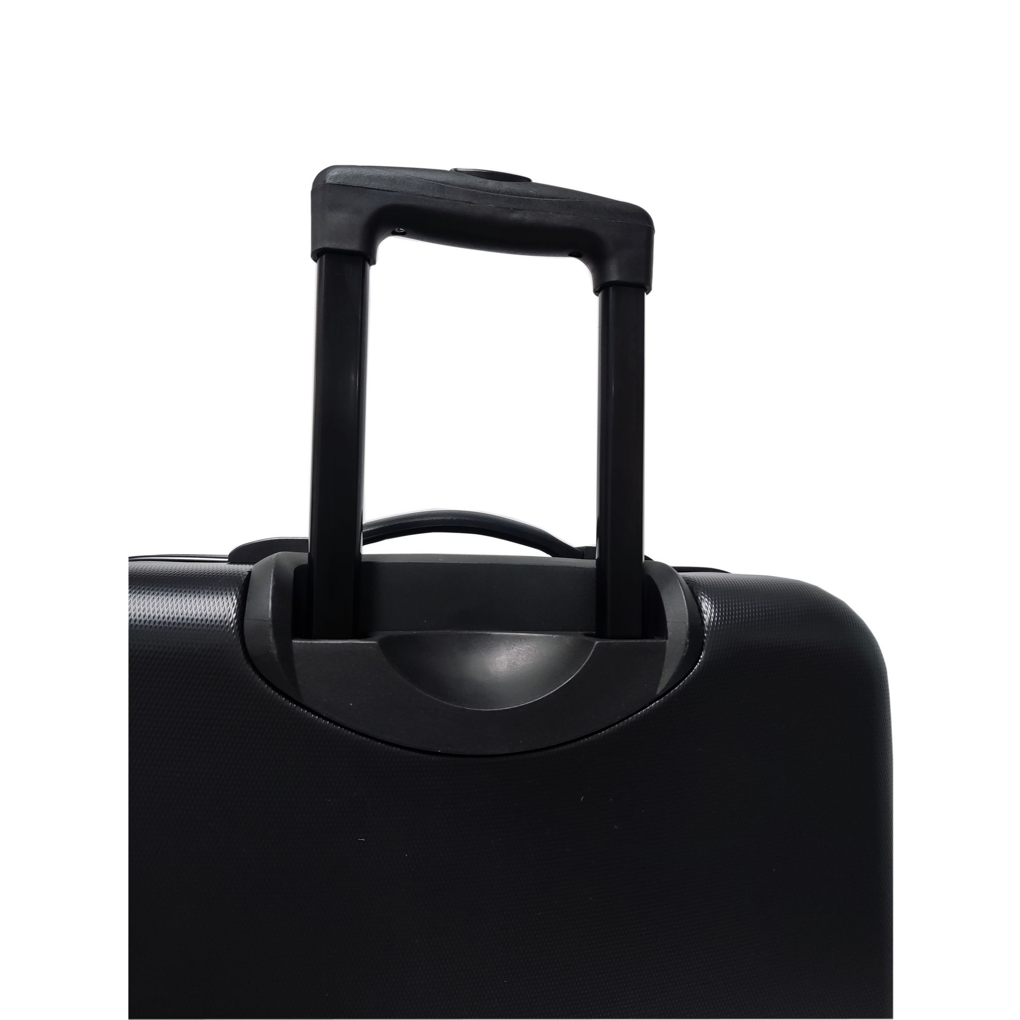 Voir la diapositive 6 : AUCHAN ESSENTIEL Grande Valise rigide noire 69x48x26cm