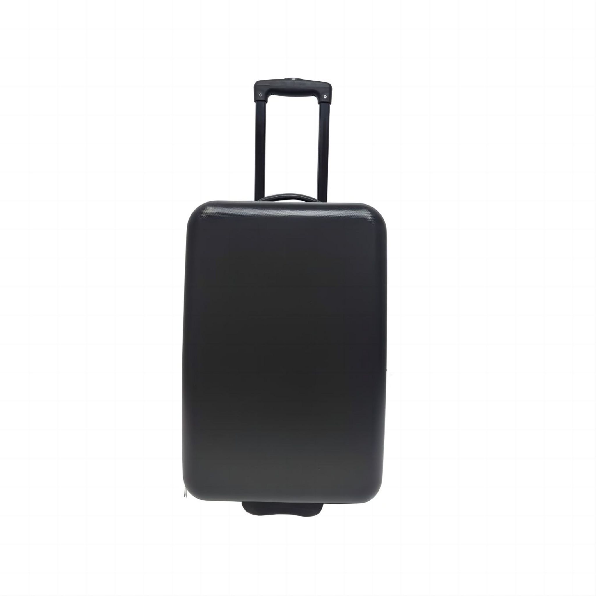 Voir la diapositive 2 : AUCHAN ESSENTIEL Valise rigide noire 59x36x22cm