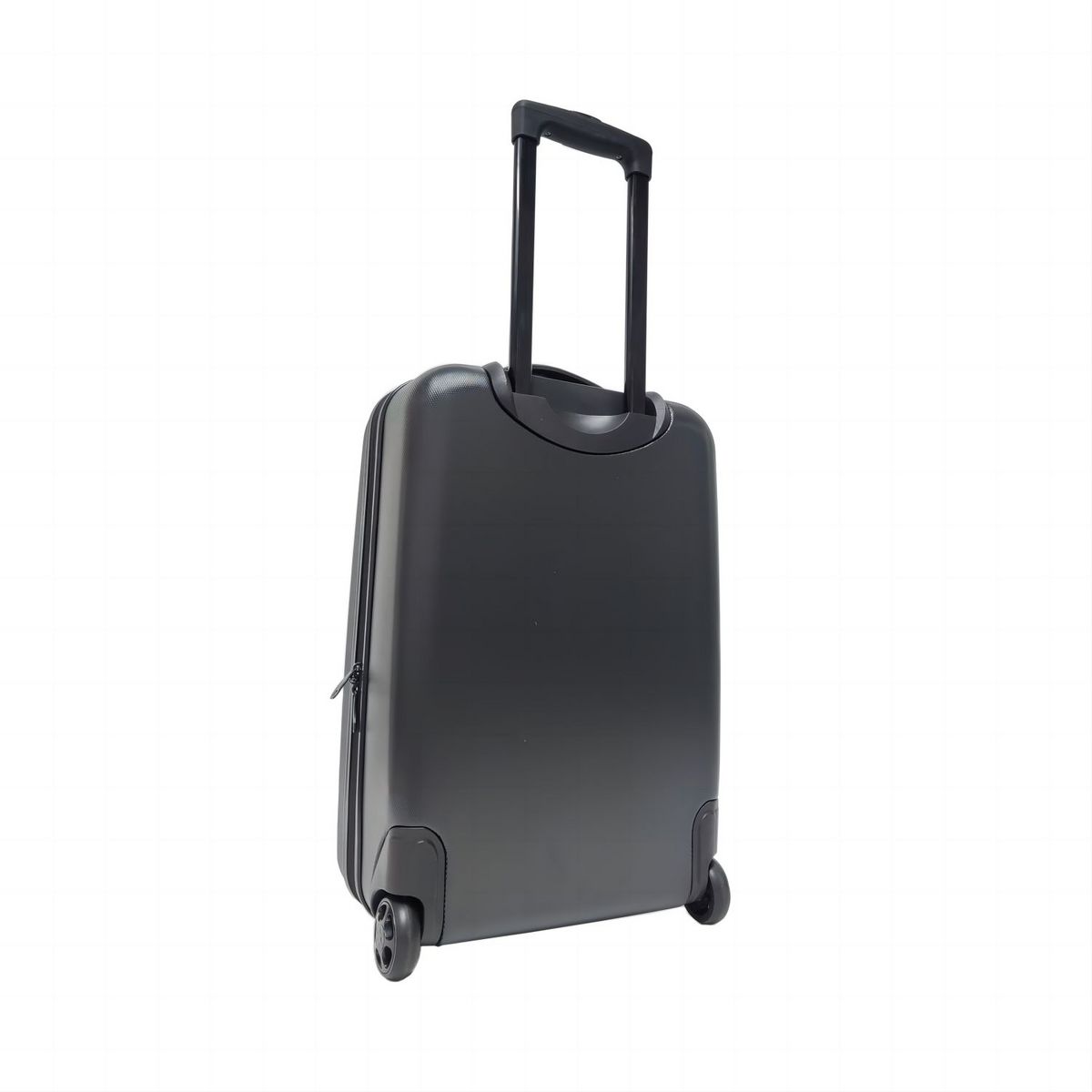 AUCHAN ESSENTIEL Valise rigide noire 59x36x22cm