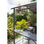 Voir la diapositive 3 : DCB GARDEN Abri pour barbecue - Aluminium et polycarbonate - Gris Anthracite