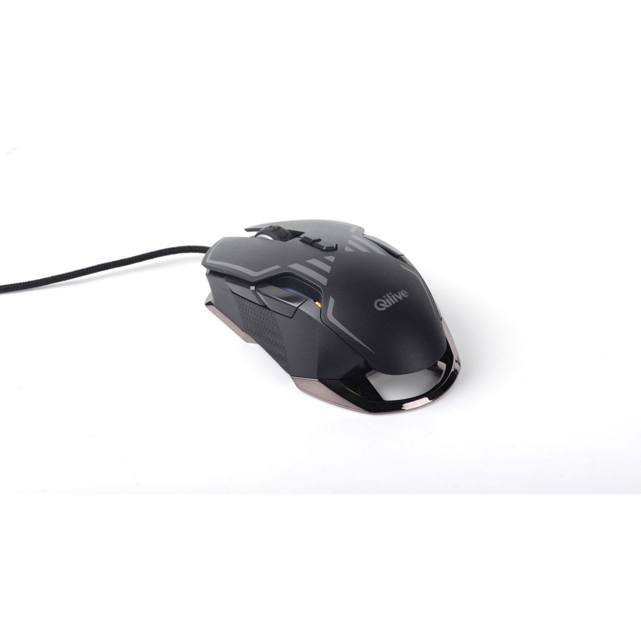 Voir la diapositive 2 : QILIVE Souris Gaming SHARK METAL - Noir