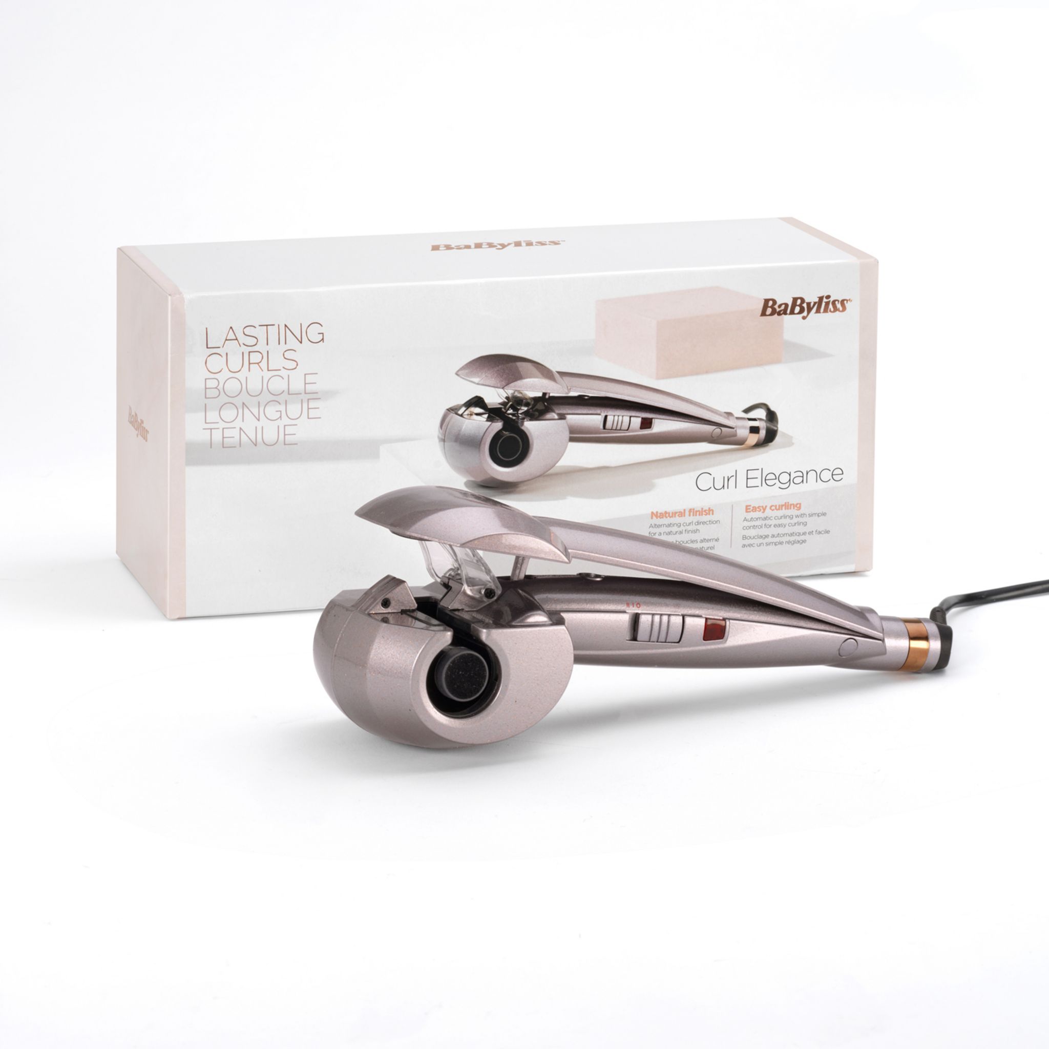 Voir la diapositive 5 : BABYLISS Boucleur automatique 2660NPE - Gris argent