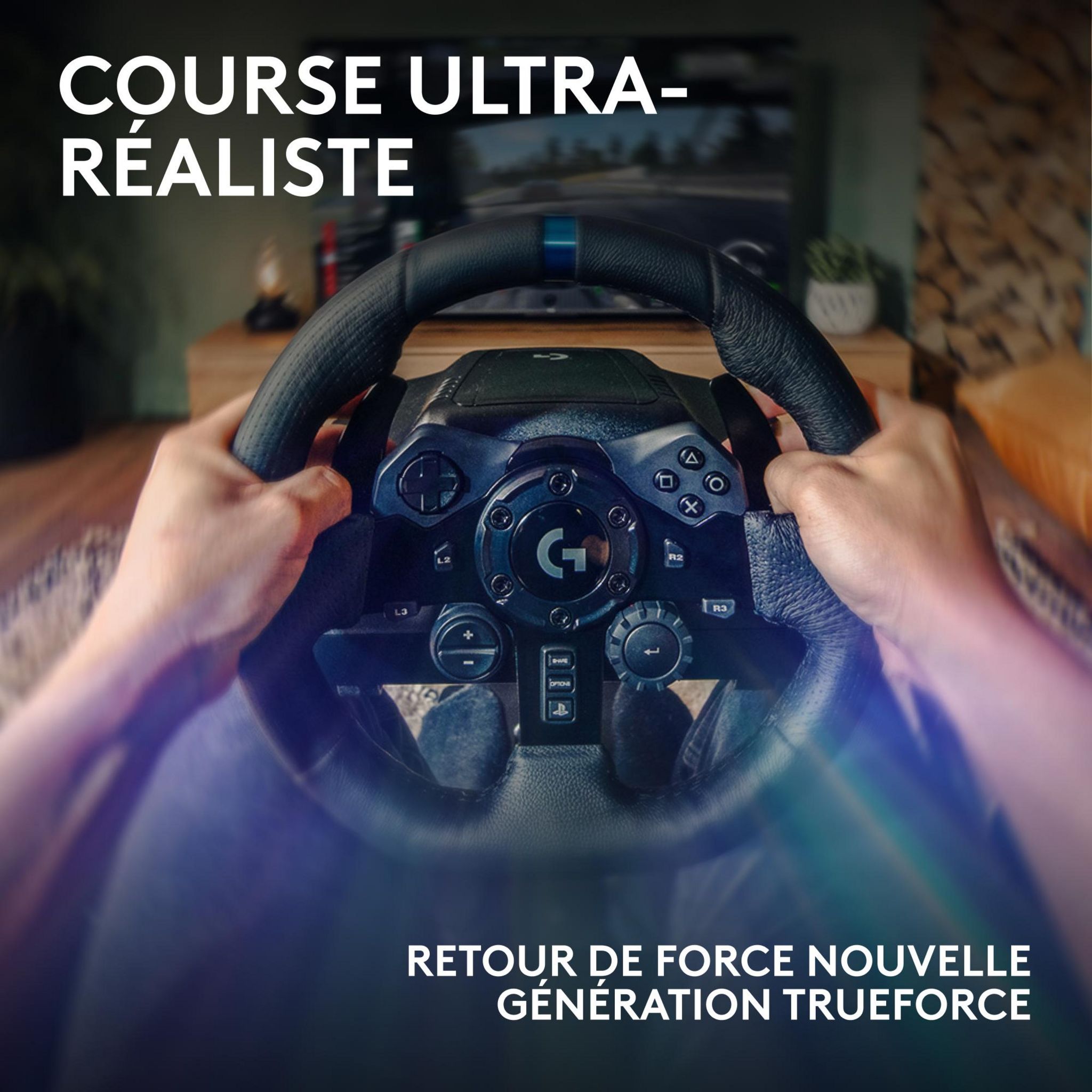 Voir la diapositive 3 : LOGITECH Volant de Course et Pédales G923 pour PS4/PC