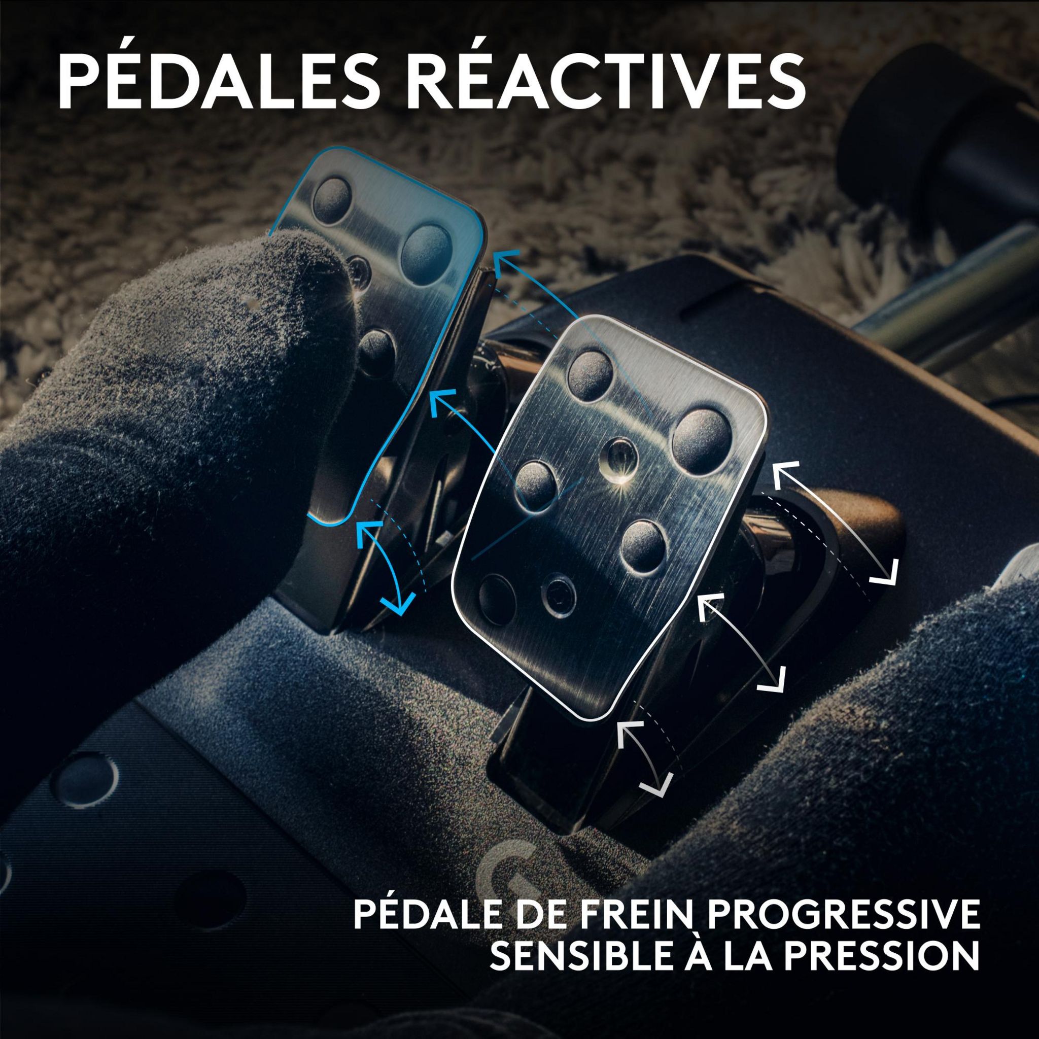 Voir la diapositive 7 : LOGITECH Volant de Course et Pédales G923 pour PS4/PC