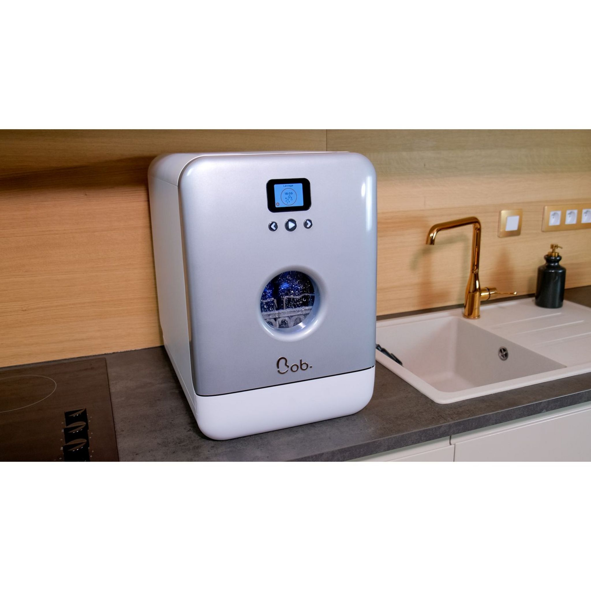 Voir la diapositive 5 : BOB Mini lave vaisselle Premium, 2 couverts, 43 dB, F