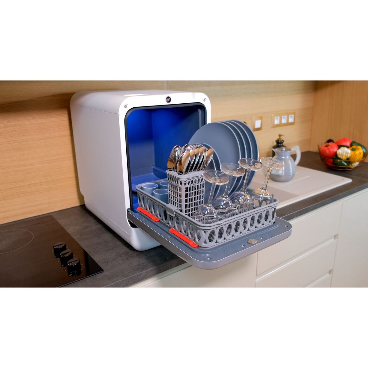 BOB Mini lave vaisselle Premium, 2 couverts, 43 dB, F