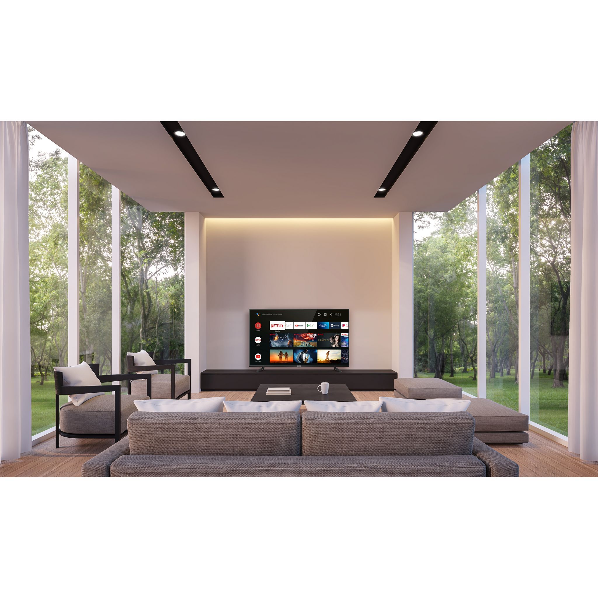 Voir la diapositive 2 : TCL 65P615 TV LED 4K HDR 164 cm Android TV 9.0