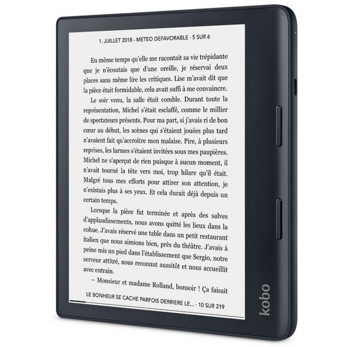 KOBO Liseuse électronique Sage - Noir