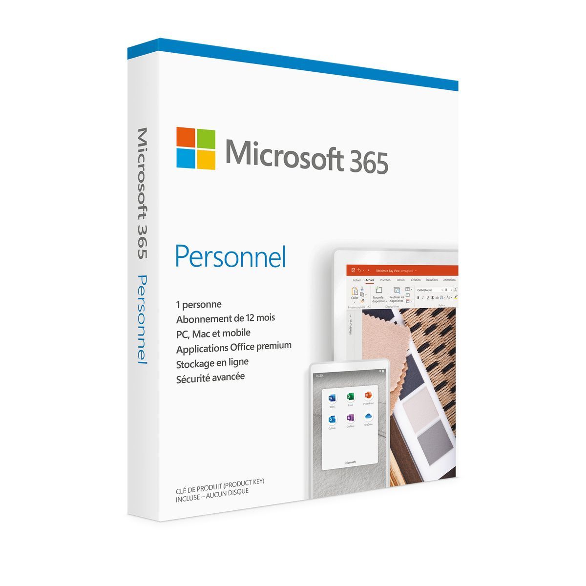 MICROSOFT Logiciel OFFICE 365 Personnel
