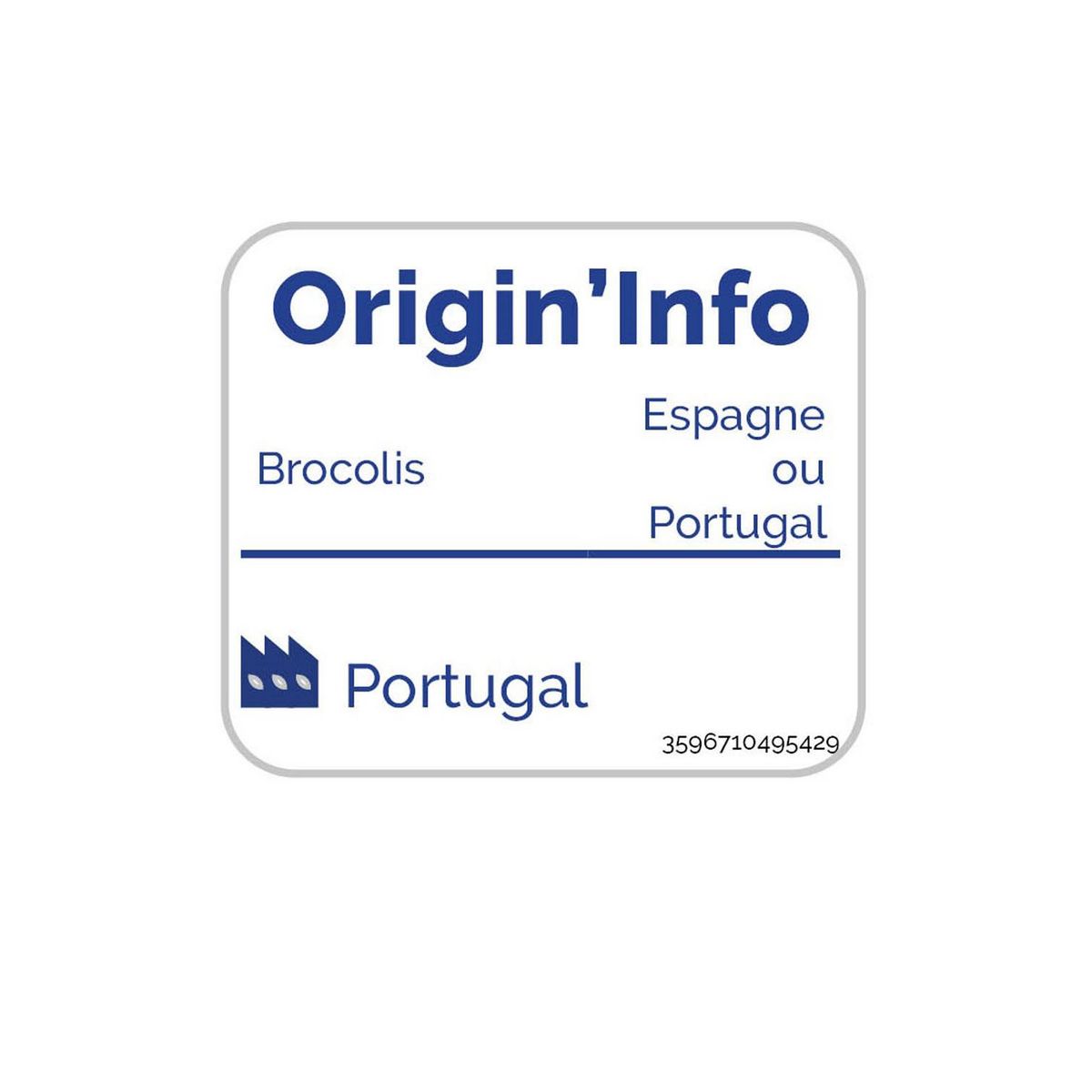 AUCHAN BIO Brocolis en fleurettes 3 portions 540g