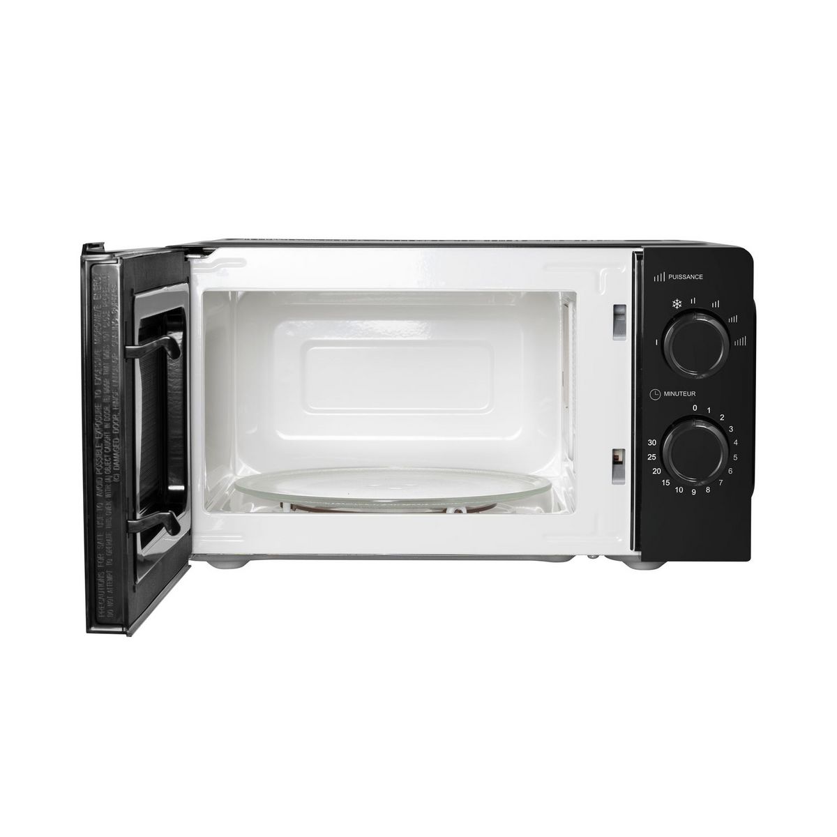 KING D'HOME Micro-ondes monofonction KDMW80197 - 700 W -  Capacité 20 L - Noir