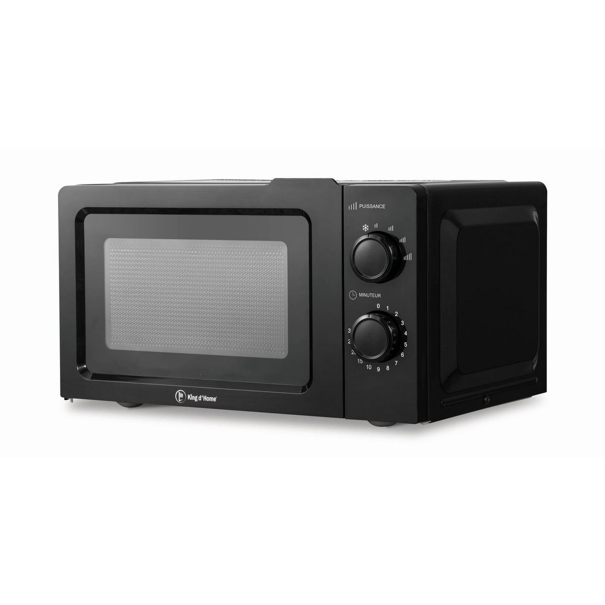 KING D'HOME Micro-ondes monofonction KDMW80197 - 700 W -  Capacité 20 L - Noir