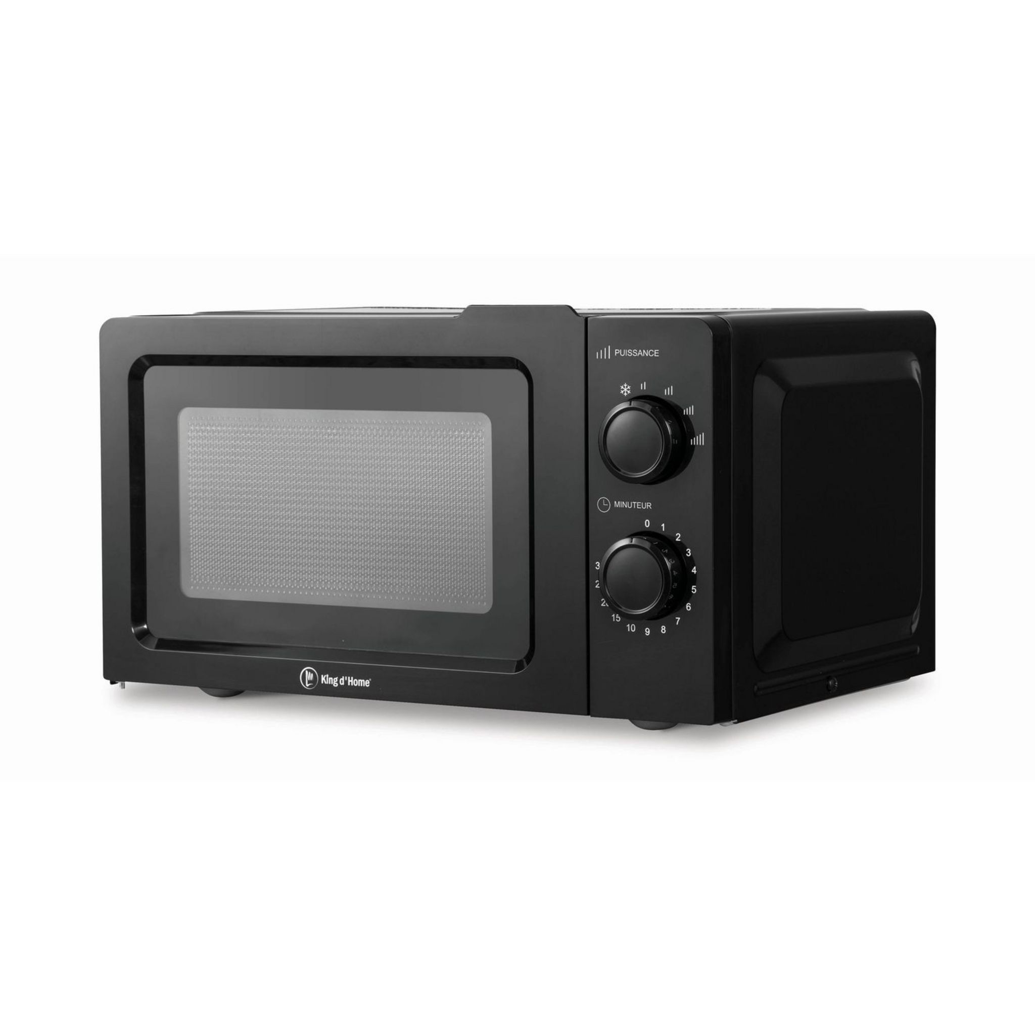 Voir la diapositive 3 : KING D'HOME Micro-ondes monofonction KDMW80197 - 700 W -  Capacité 20 L - Noir
