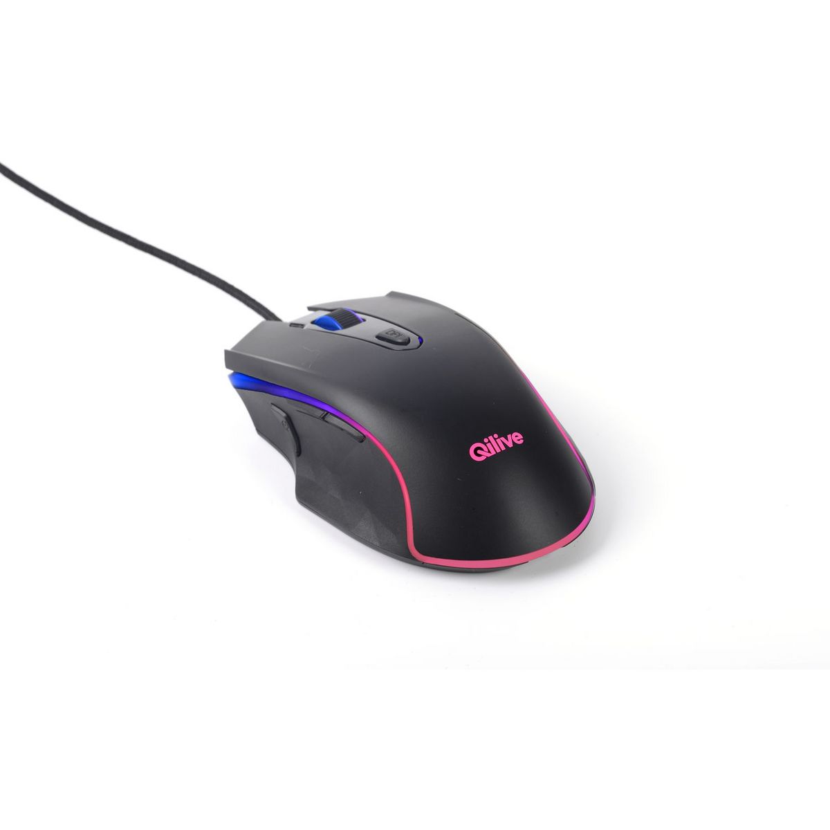 QILIVE Souris GAMING GEEK - Noir