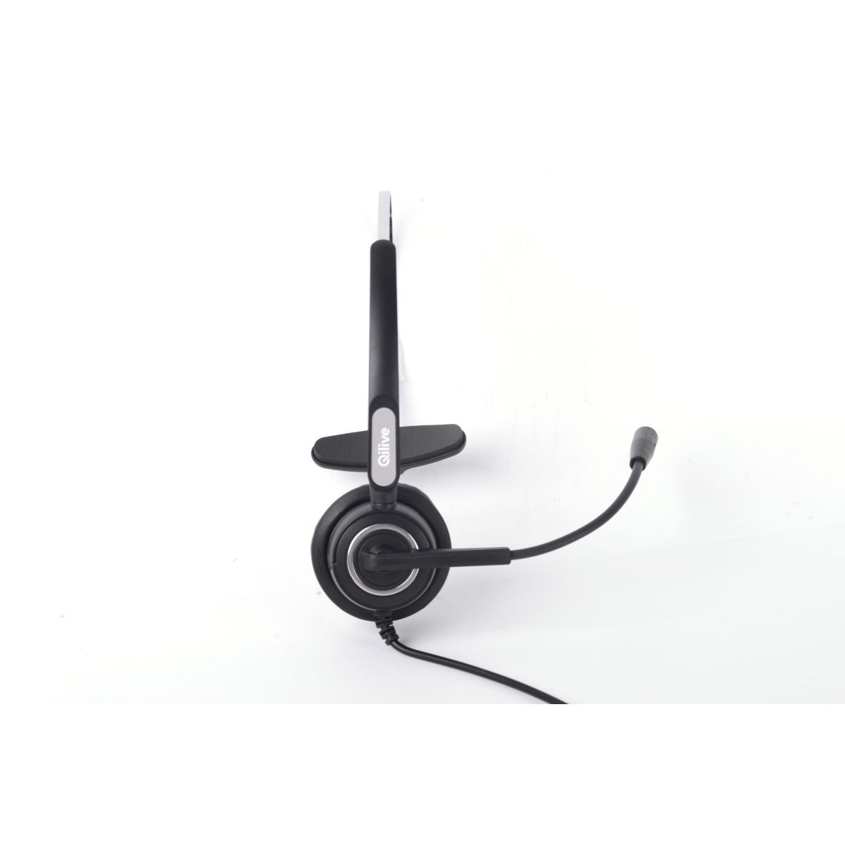 QILIVE Casque 1 oreillette Filaire - Q.3131 - Noir