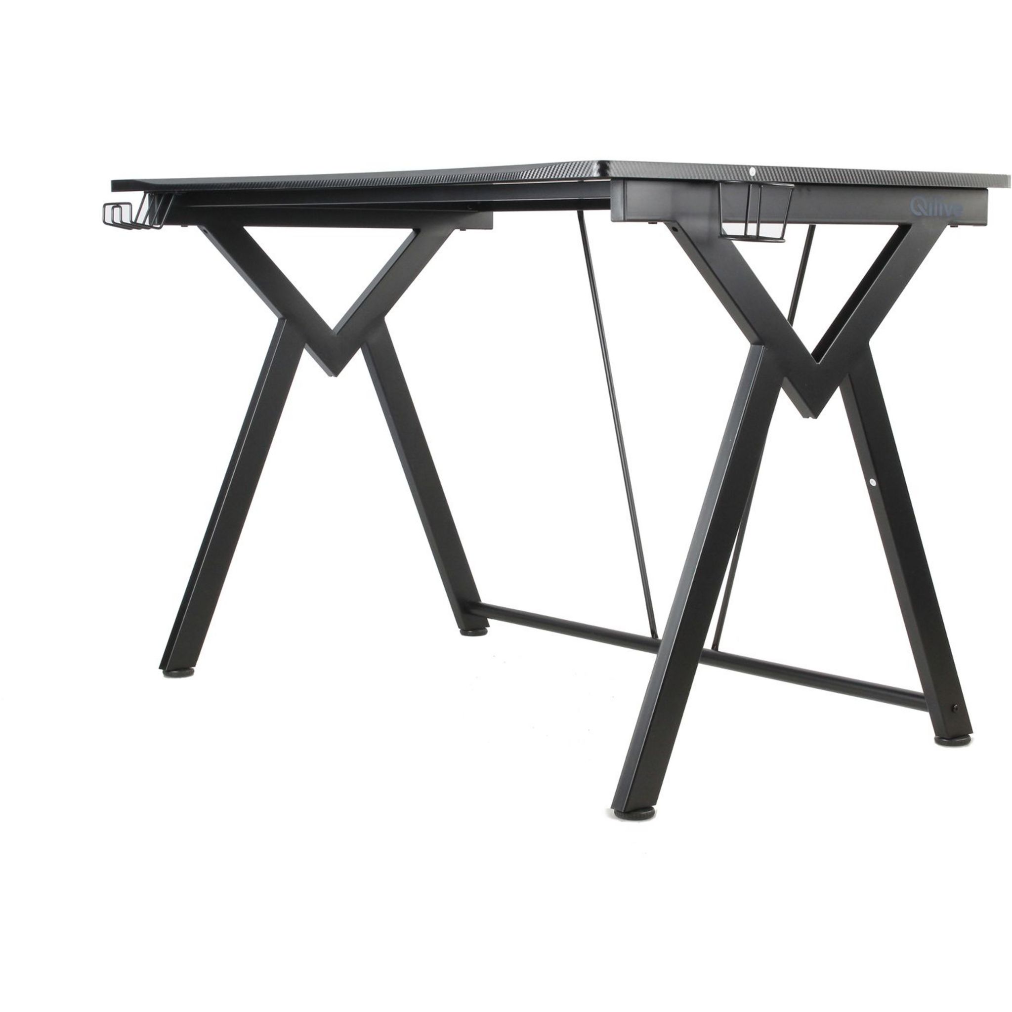 Voir la diapositive 2 : QILIVE Bureau gaming Q.3445 - Noir