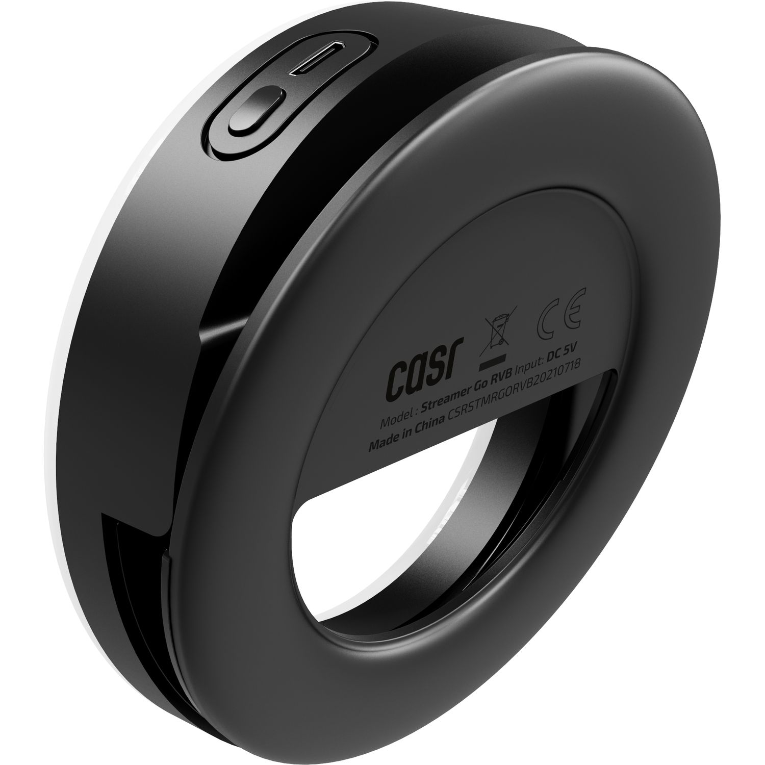 Voir la diapositive 14 : CASR STREAMER GO Clip LED+Support smartphone