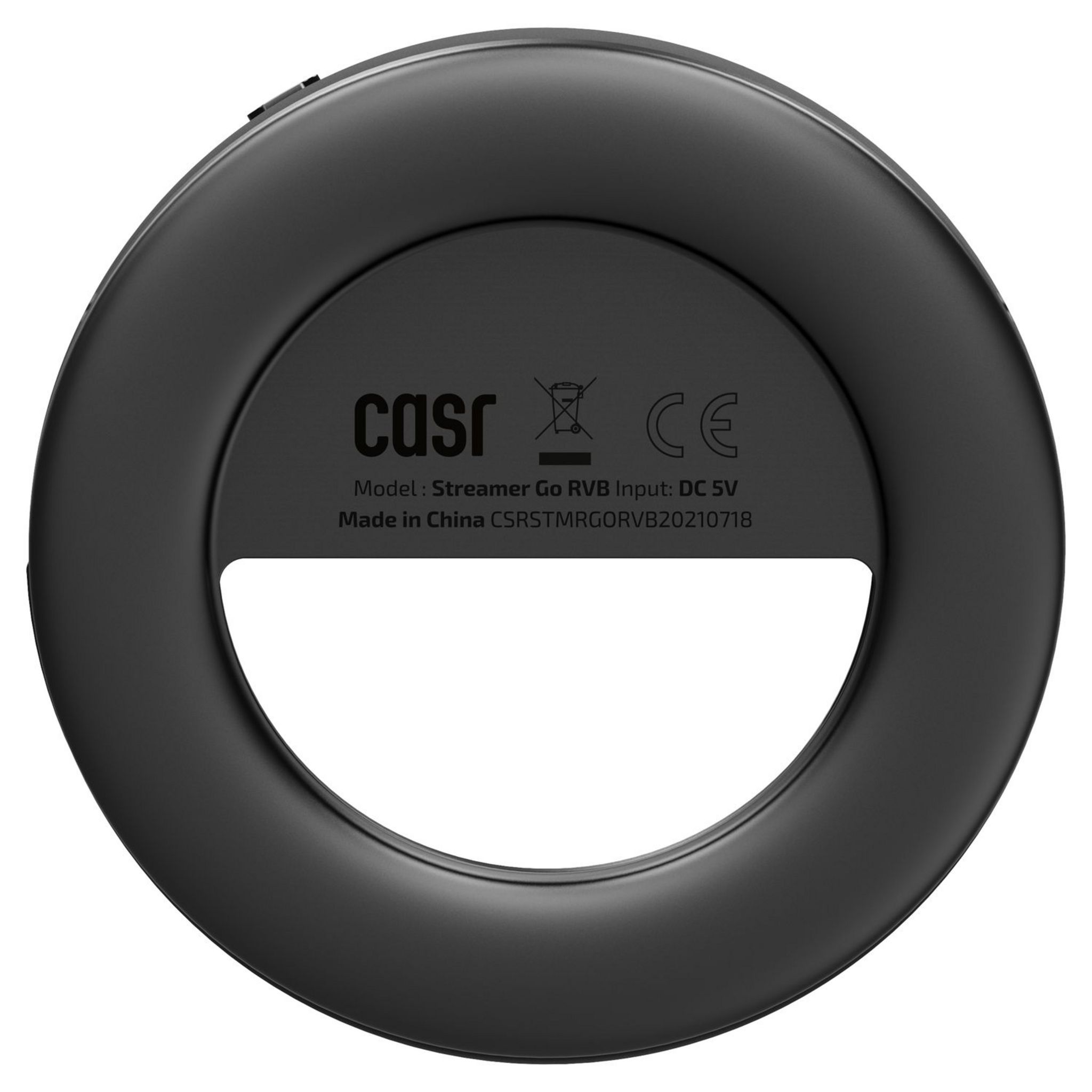 Voir la diapositive 3 : CASR STREAMER GO Clip LED+Support smartphone