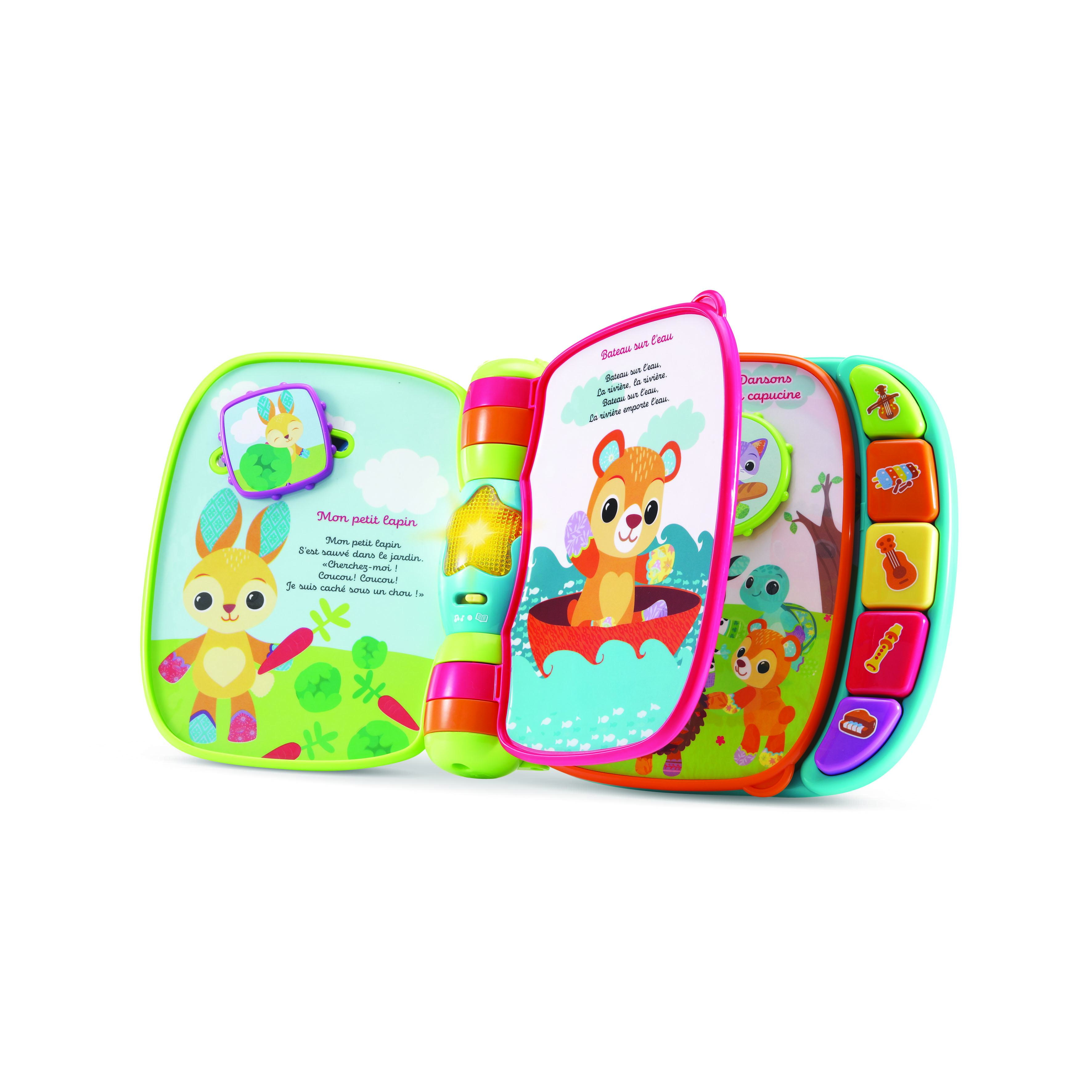 Voir la diapositive 2 : VTECH Super livre enchanté - Bleu