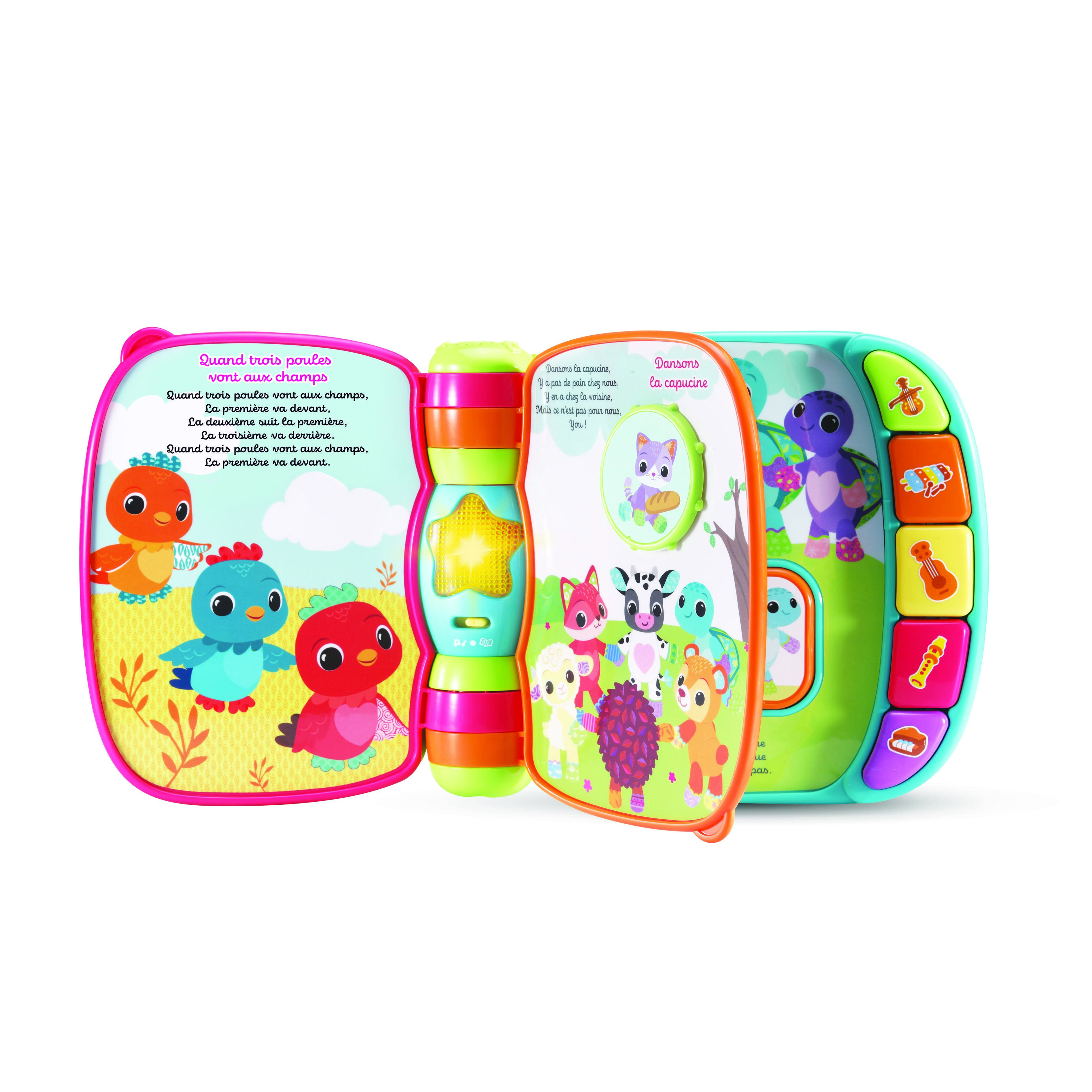 Voir la diapositive 3 : VTECH Super livre enchanté - Bleu