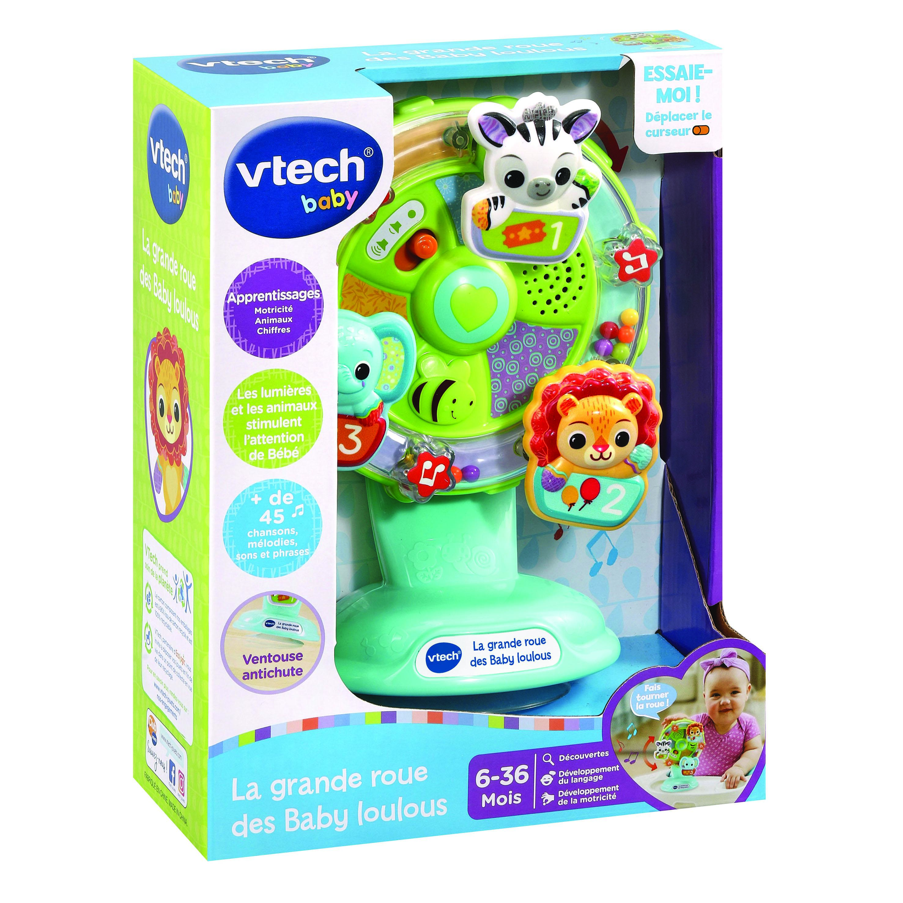 Voir la diapositive 2 : VTECH Grande Roue Baby Loulous