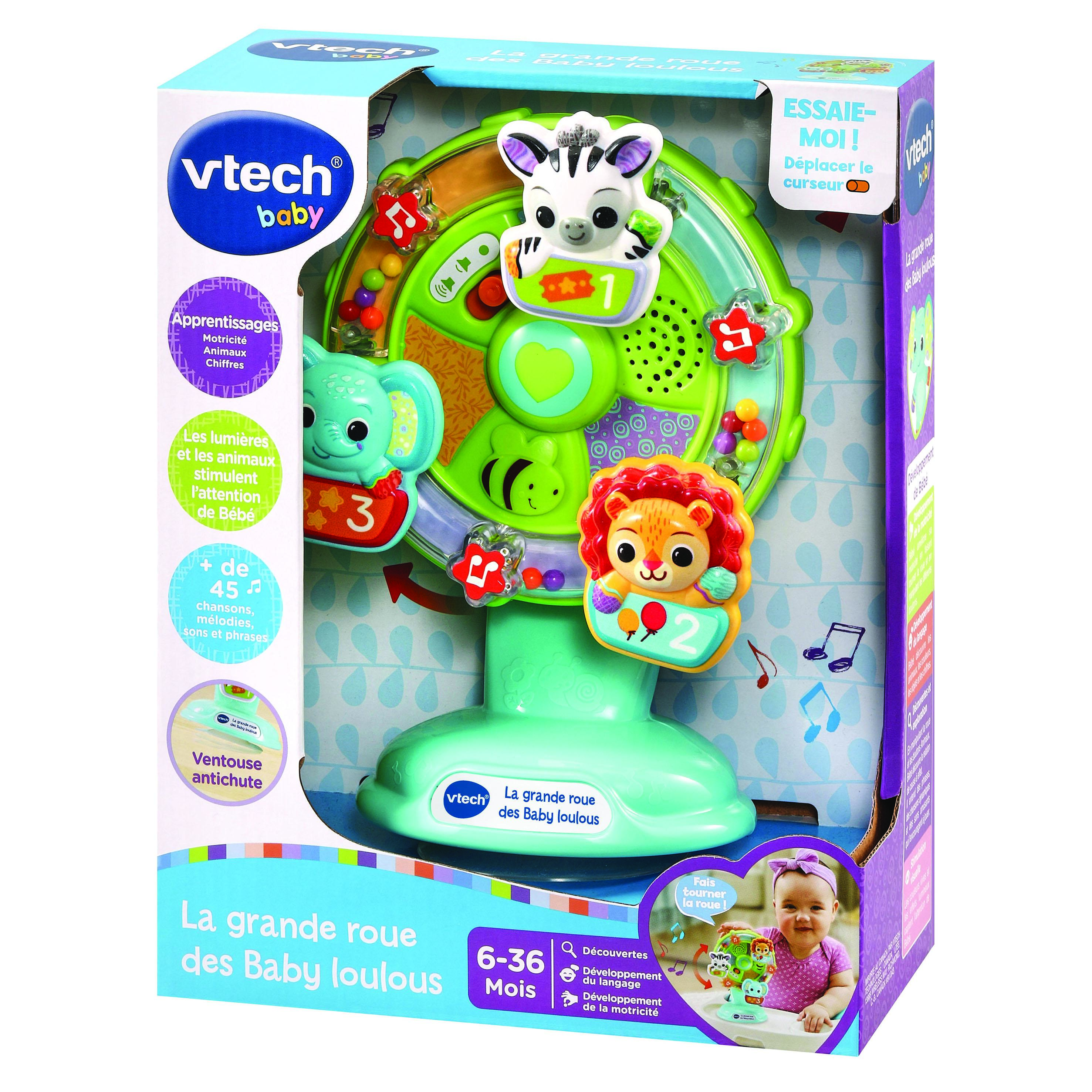 Voir la diapositive 4 : VTECH Grande Roue Baby Loulous
