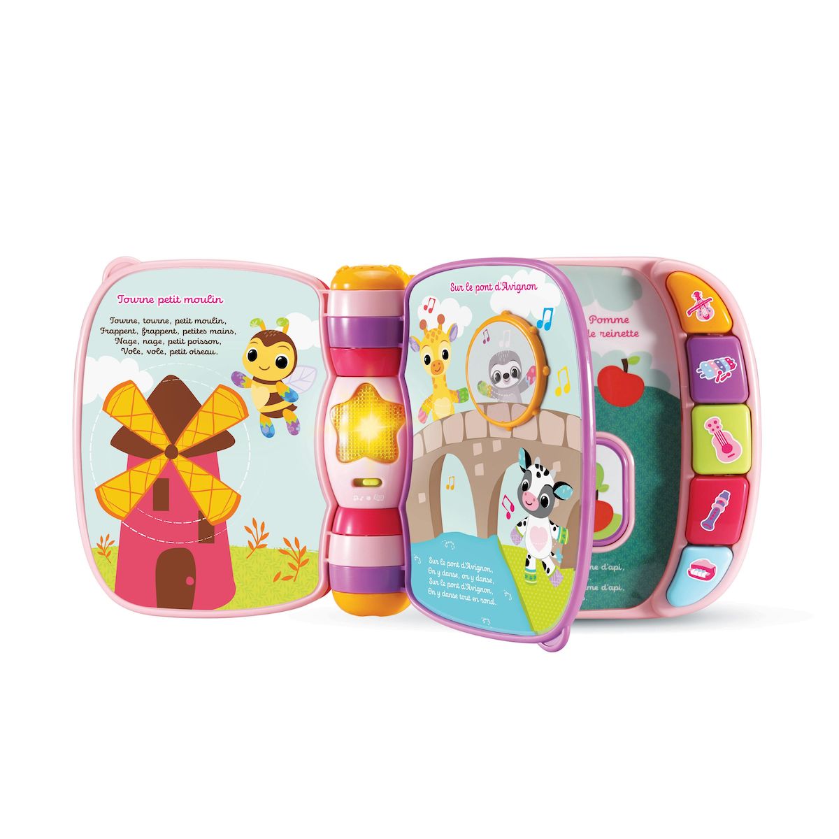 VTECH Super livre enchanté - Rose
