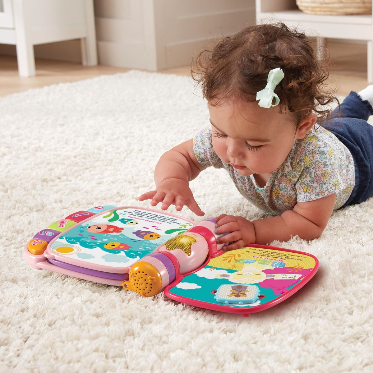 VTECH Super livre enchanté - Rose