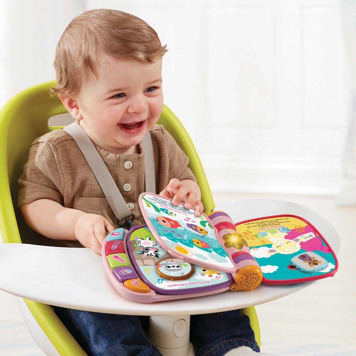 VTECH Super livre enchanté - Rose