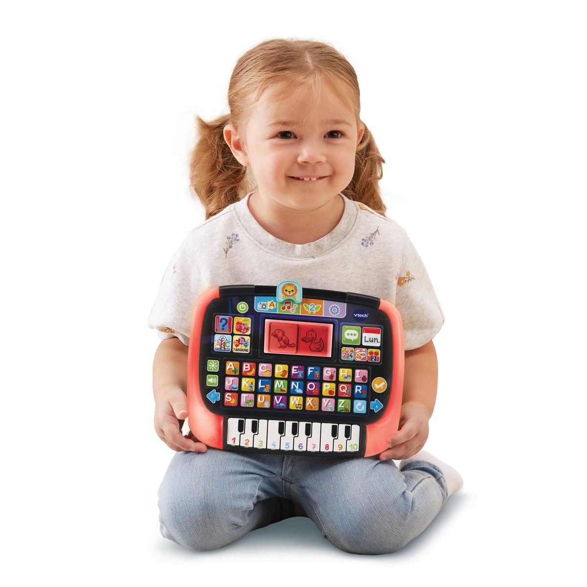 VTECH Tablette P'tit Genius Magic Light et piano intégré