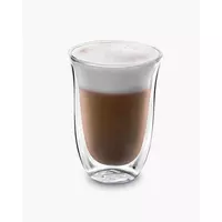 Tasses cappuccino verre 190ml Delonghi