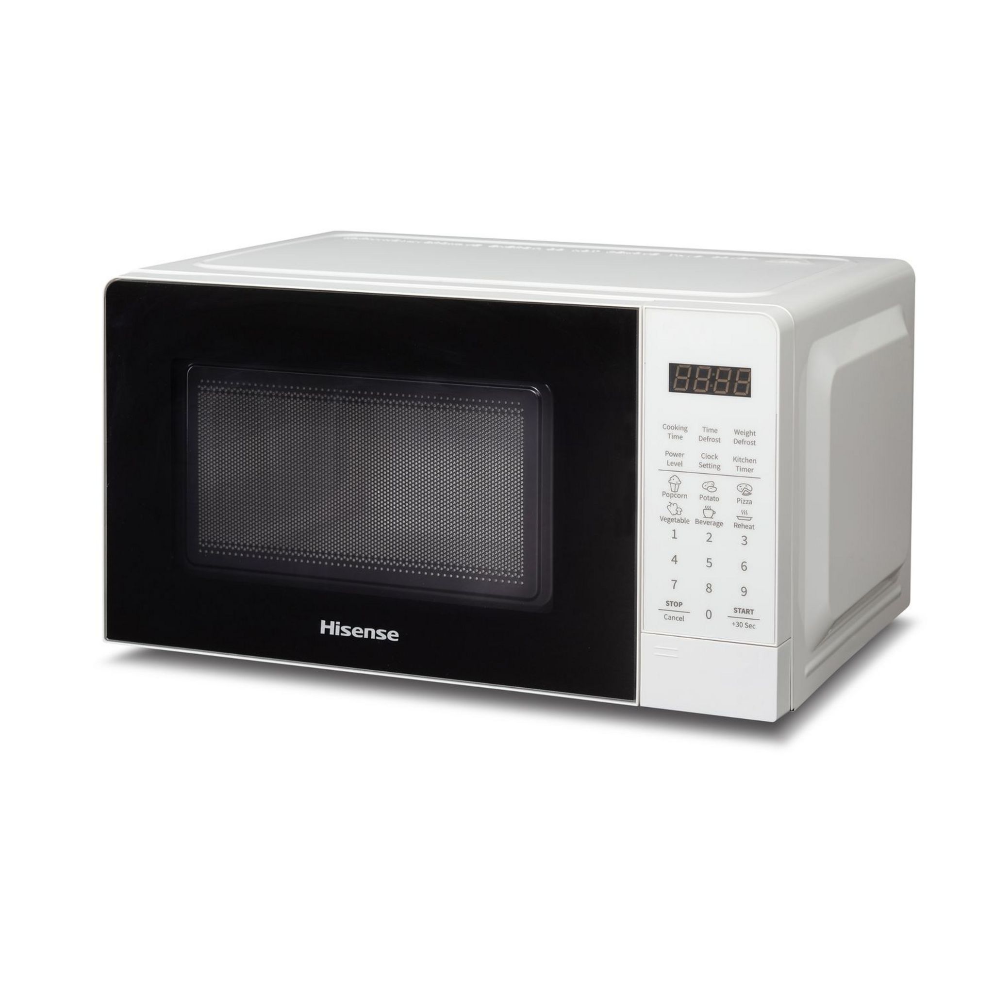 Voir la diapositive 2 : HISENSE Micro-ondes monofonction H20MOWS3 - 700 W - Capacité 20 L - Blanc