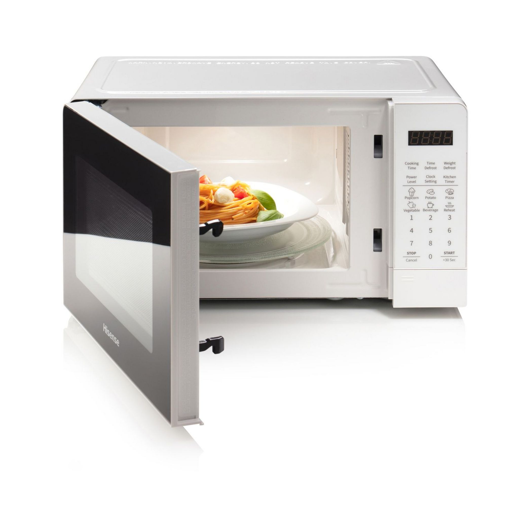 Voir la diapositive 3 : HISENSE Micro-ondes monofonction H20MOWS3 - 700 W - Capacité 20 L - Blanc