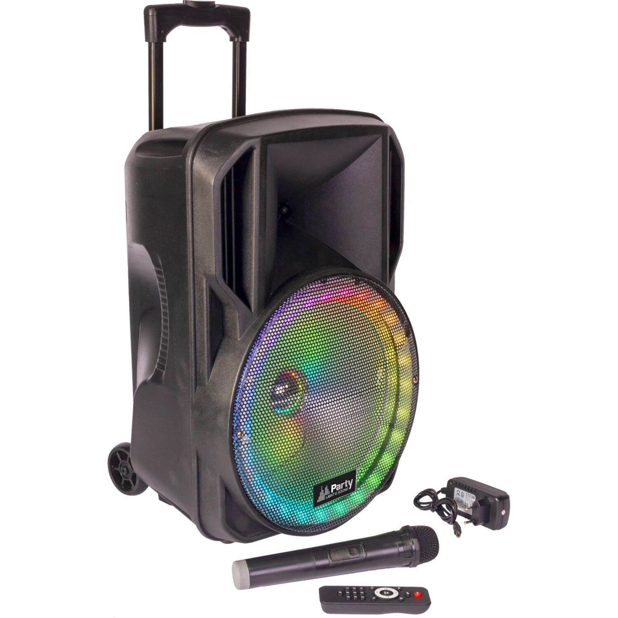 Voir la diapositive 2 : LOTRONIC Enceinte portable PARTY 12RGB