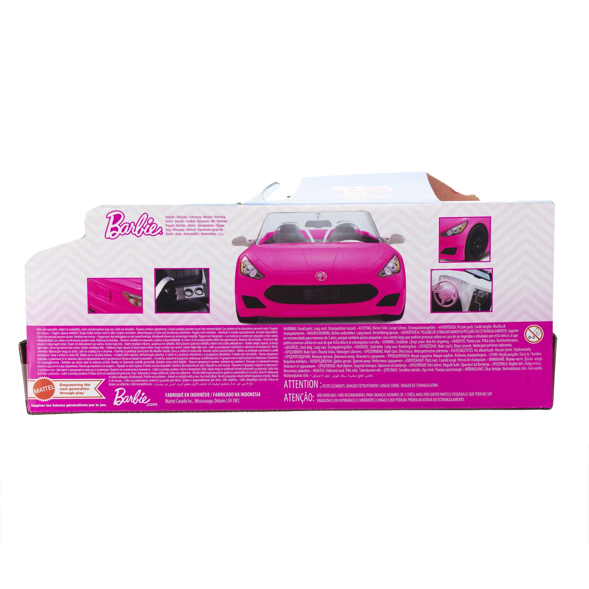 Voir la diapositive 4 : MATTEL Cabriolet 2 places Barbie