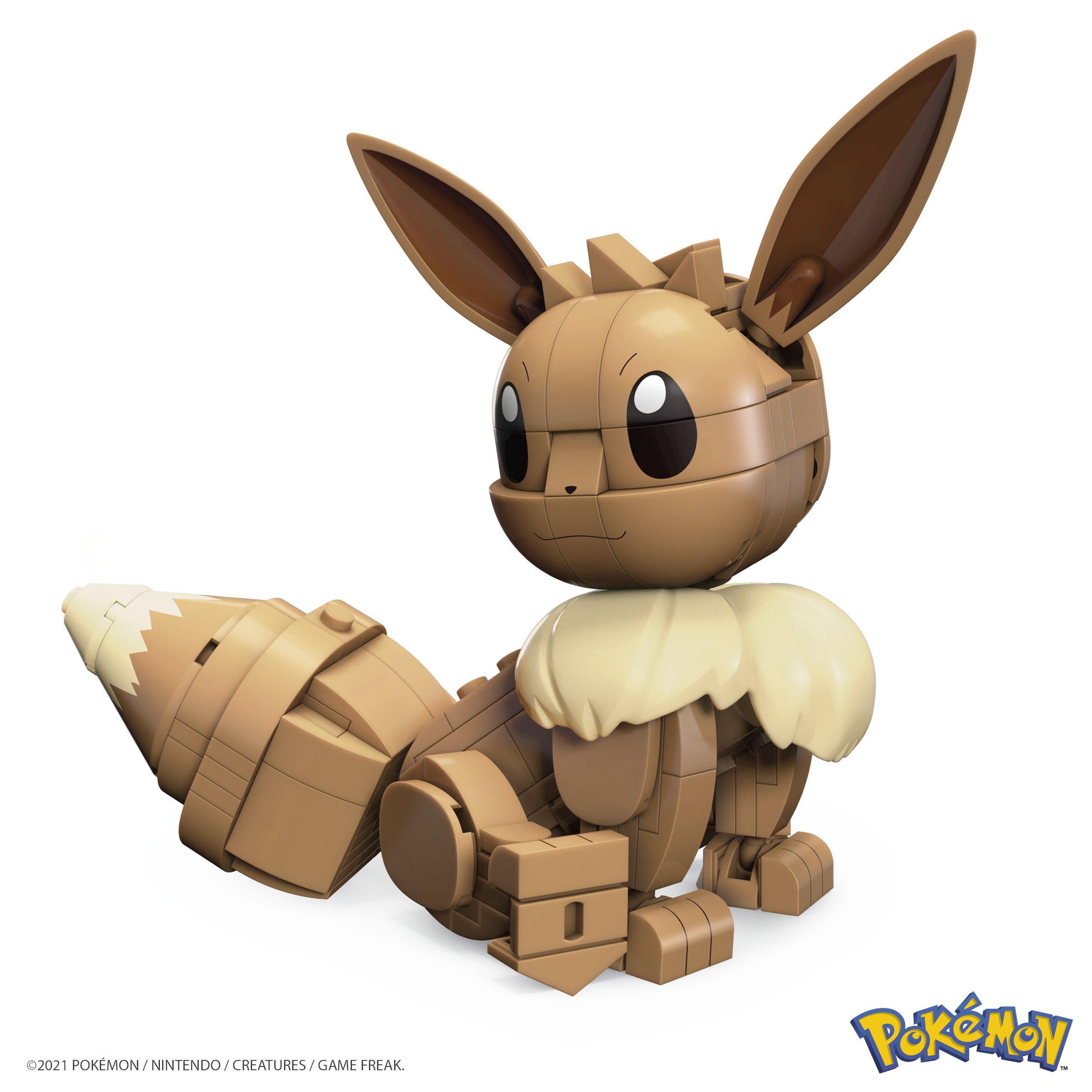 Voir la diapositive 3 : MATTEL Figurine Pokémon Evoli à construire Mega Construx