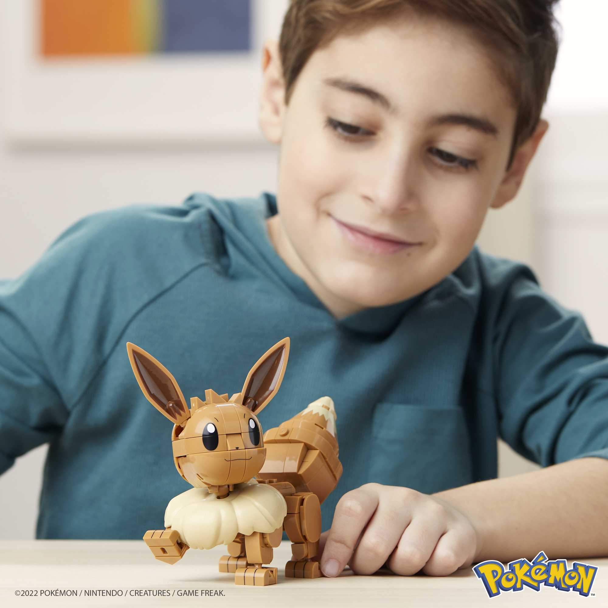 Voir la diapositive 5 : MATTEL Figurine Pokémon Evoli à construire Mega Construx