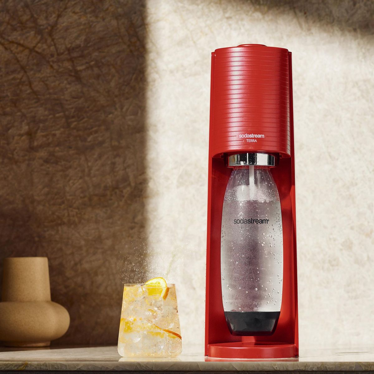SODASTREAM Machine de gazéification TERRA - Rouge