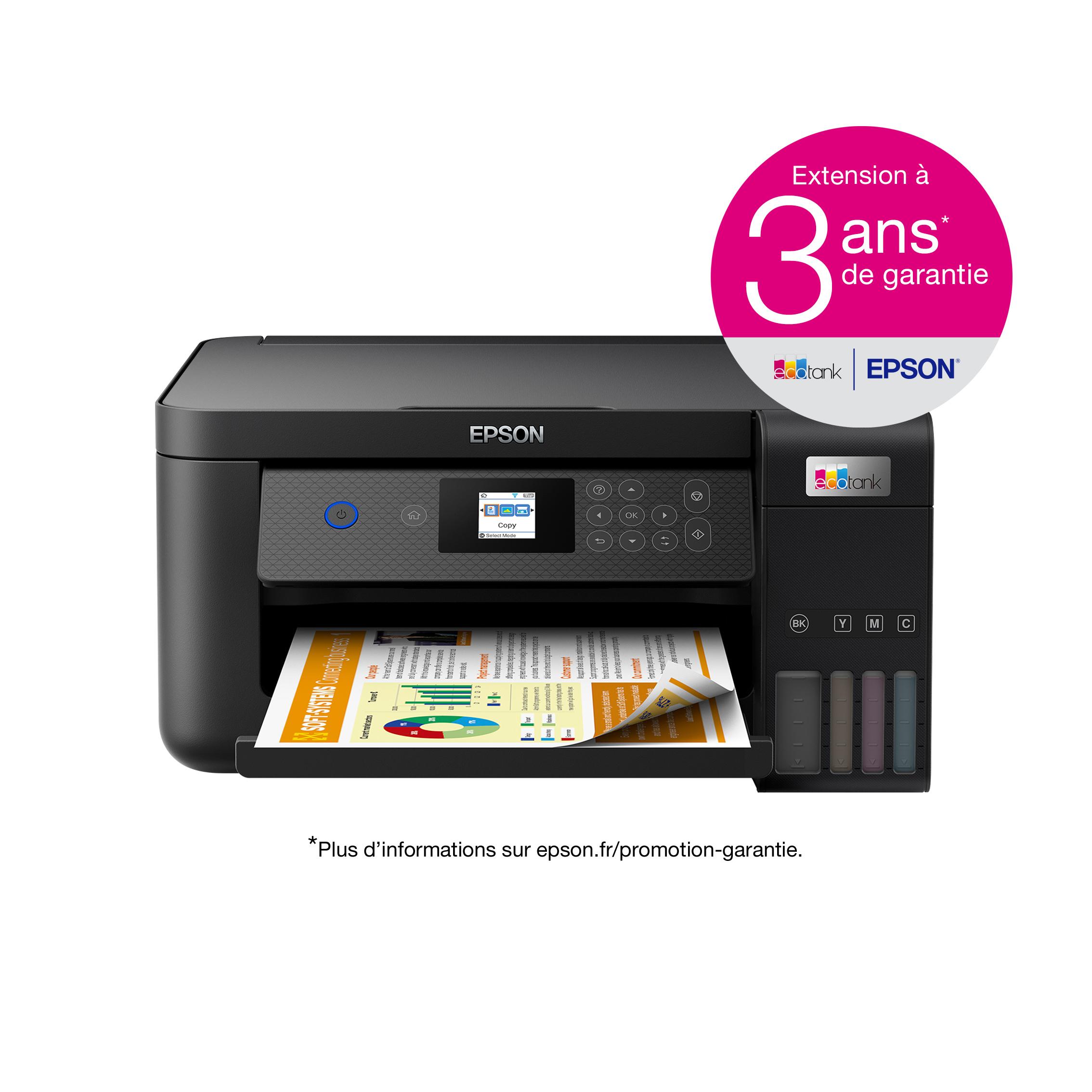 Voir la diapositive 8 : EPSON Imprimante ECOTANK ET-2850 - Noire