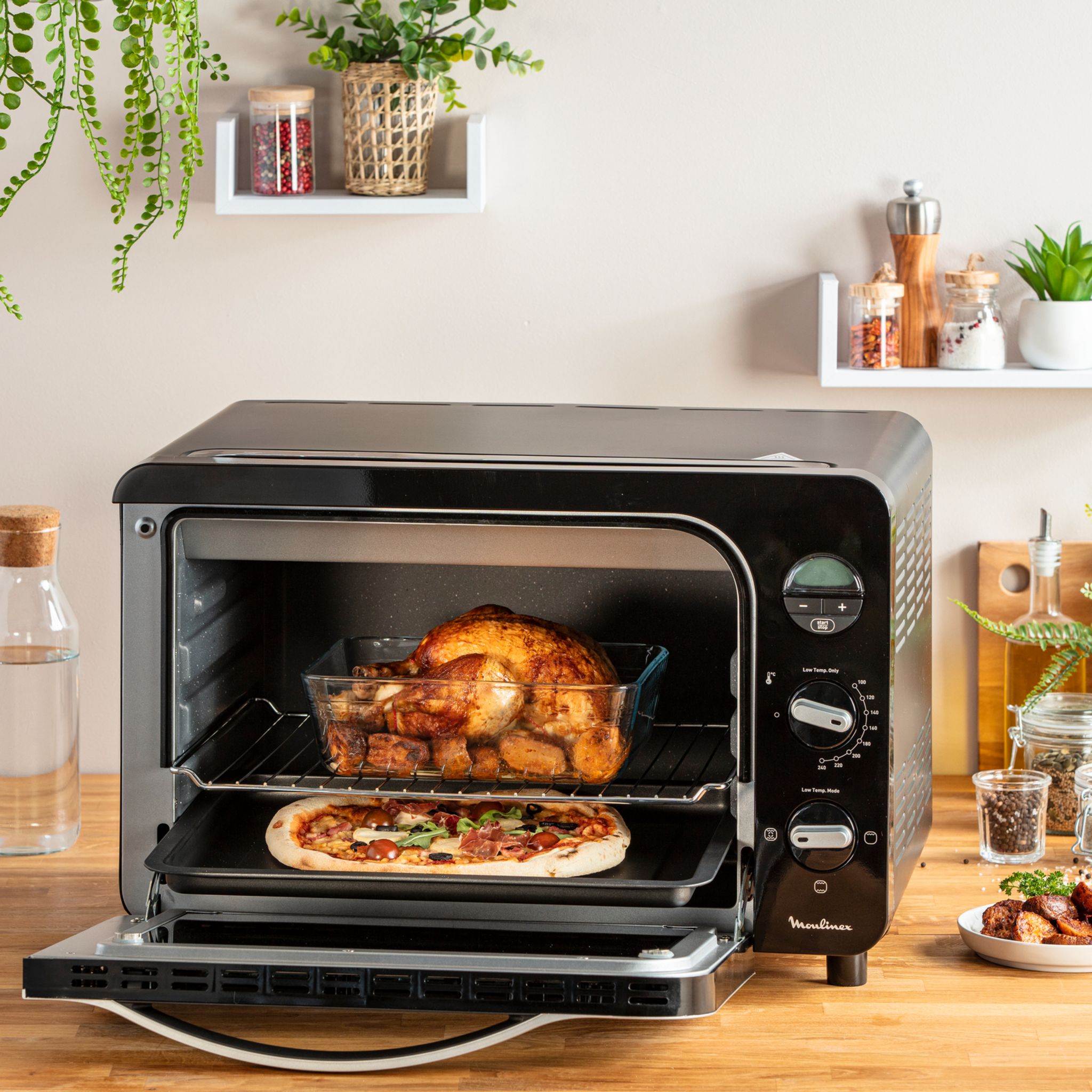 Voir la diapositive 5 : MOULINEX Mini four OX283810 - Noir