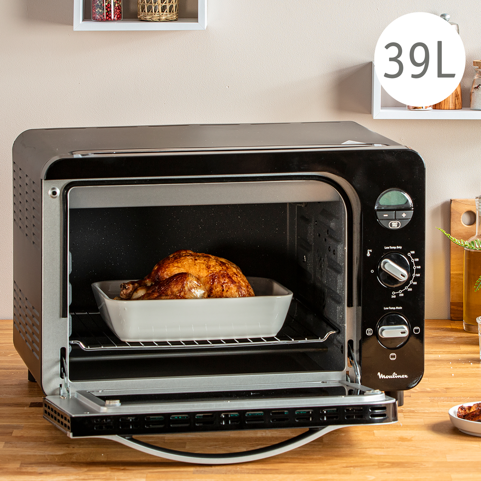Voir la diapositive 7 : MOULINEX Mini four OX283810 - Noir