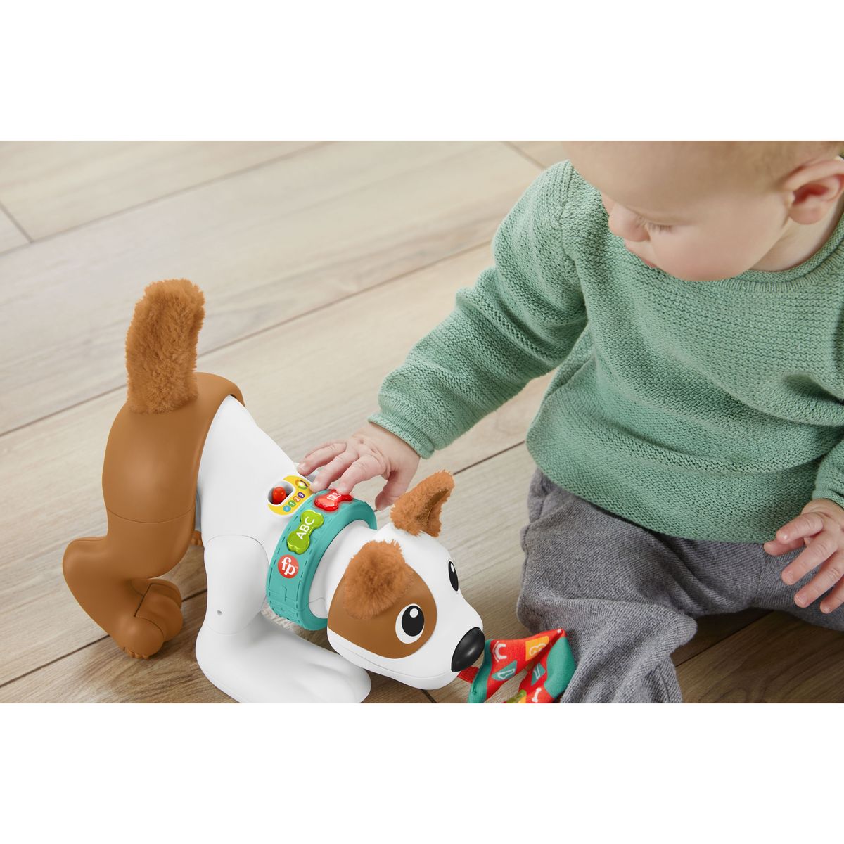 MATTEL Mon Petit Chiot Rampe avec moi Fisher Price
