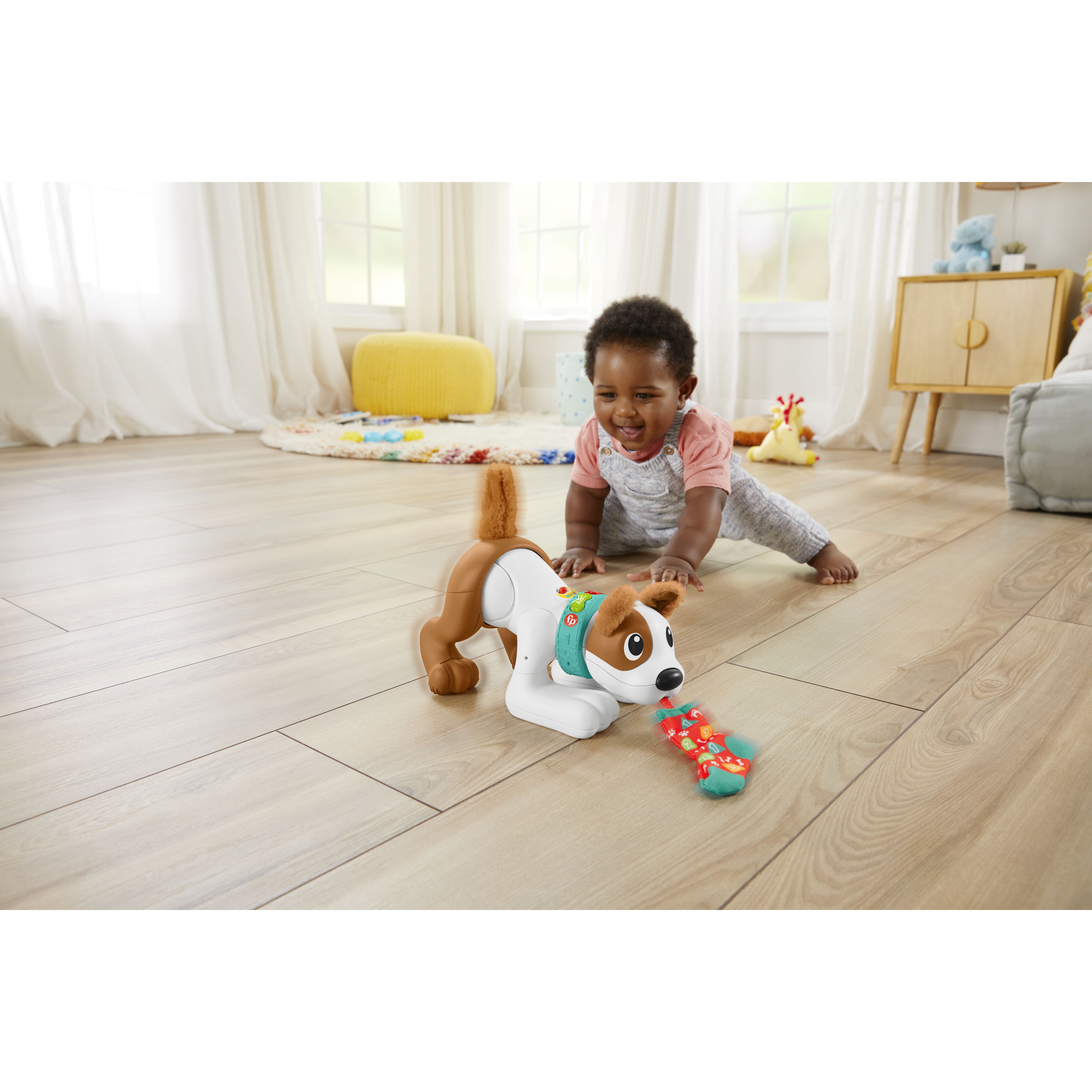 Voir la diapositive 8 : MATTEL Mon Petit Chiot Rampe avec moi Fisher Price