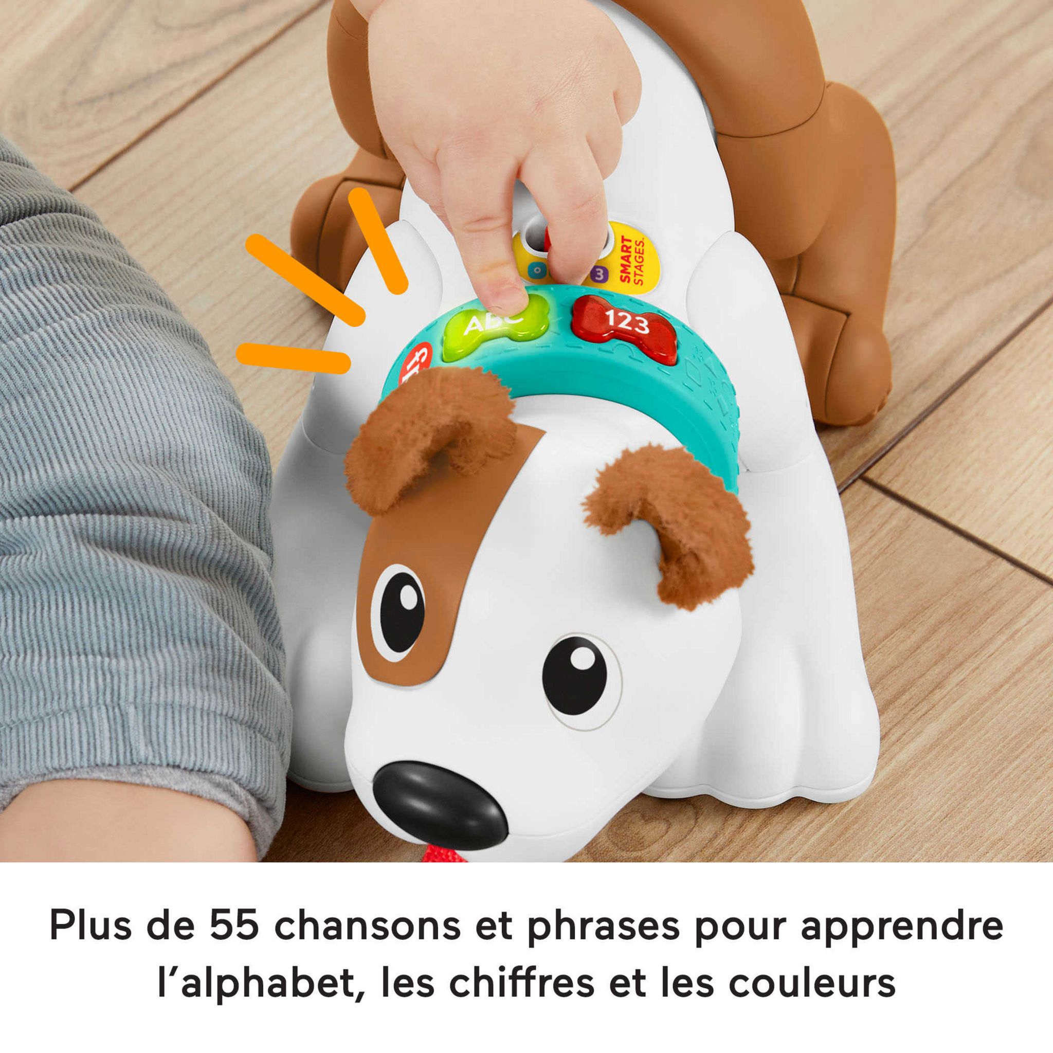 Voir la diapositive 10 : MATTEL Mon Petit Chiot Rampe avec moi Fisher Price