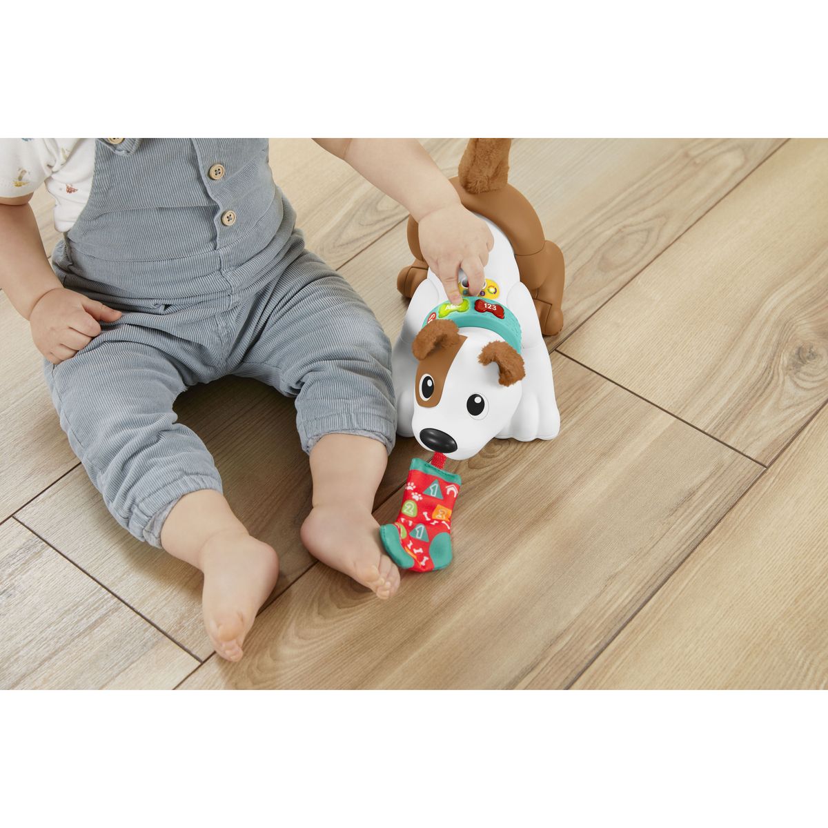 MATTEL Mon Petit Chiot Rampe avec moi Fisher Price