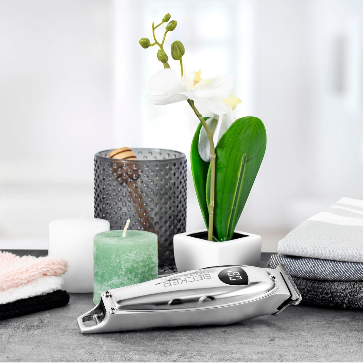 BECKER SHAVES & TRIMS Tondeuse cheveux VMAXBOX - Argent